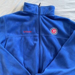 Columbia fleece zip up - Chicago Cubs